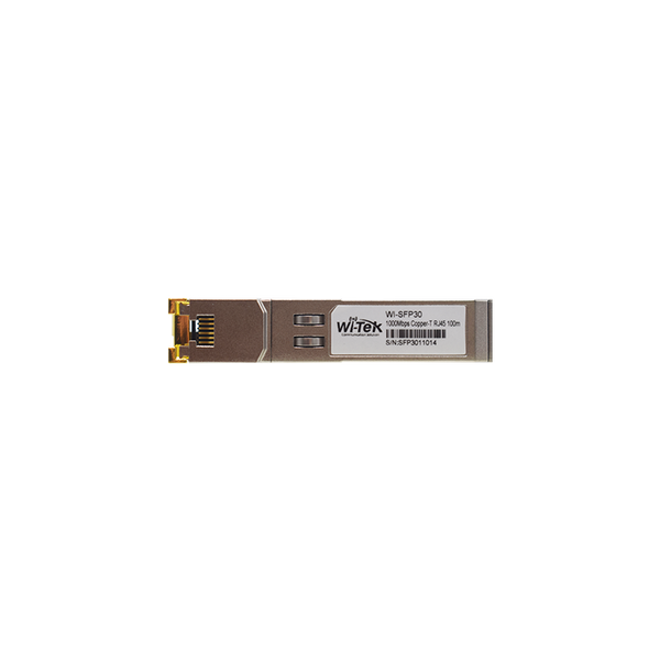 Wi-Tek SFP To RJ45 Adapter Converter Module, Gigabit, Up To 100M Distance