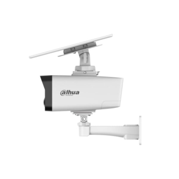 Dahua 4MP Smart Dual Light Bullet Solar Camera, 4G, Fixed 3.6 mm, Solar-Powered, AOV Mode, H.265, Built‑In PIR & Mic/Speaker, Up To 512 GB microSD, IP67 (Junction Box: PFA121)