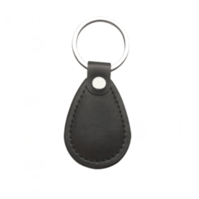 Zankap Premium Leather Mifare Key Fob Tag, Metal Keyring Included.