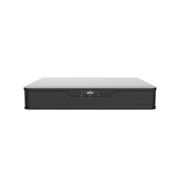 Uniview 4 Channel Easy Series NVR, 80MB, 1 x HDMI / 1 x VGA, 1 x HDD, 1 x 100M NIC, 4 x PoE Ports, 1RU, 4CH VCA / UMD Functionality **NO HDD INSTALLED**