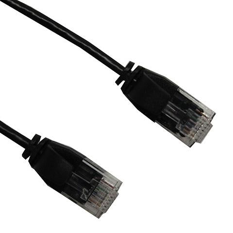 Zankap 0.5M CAT6 Black UTP Ultra Thin Patch Lead