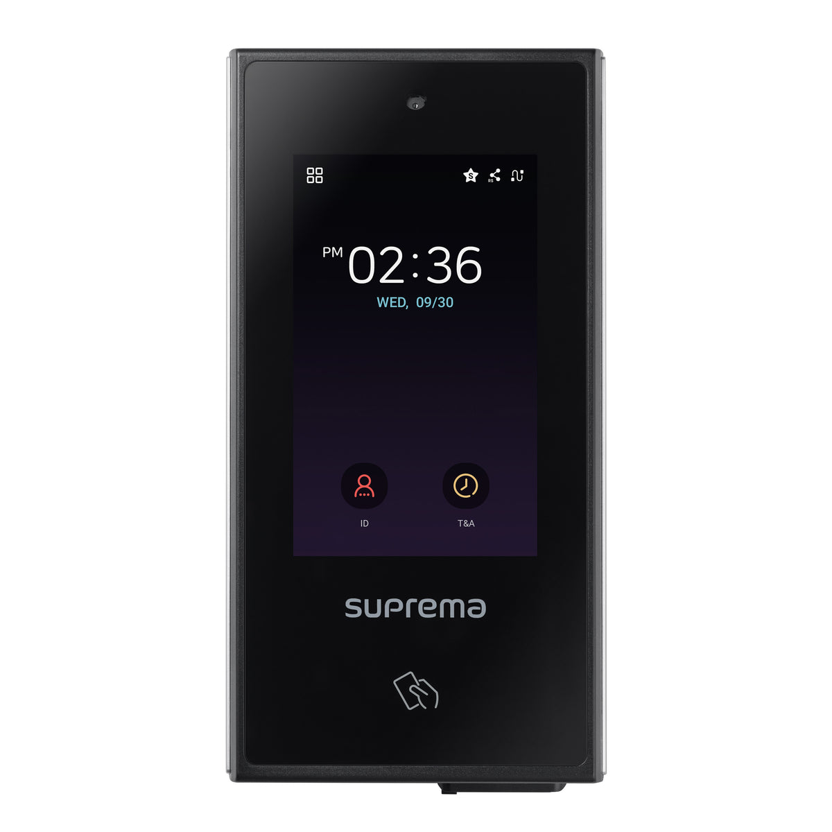 Suprema BioStar Air X-Station 2 Access Control Terminal, Digital Keypad, 4" Touch Screen, EM / MiFare / MiFare Plus / iCLASS / DESFire / Bluetooth Reader, Mobile App, 2MP, IP65, 12VDC ***SPECIAL ORDER 6-8 WEEK LEAD TIME***