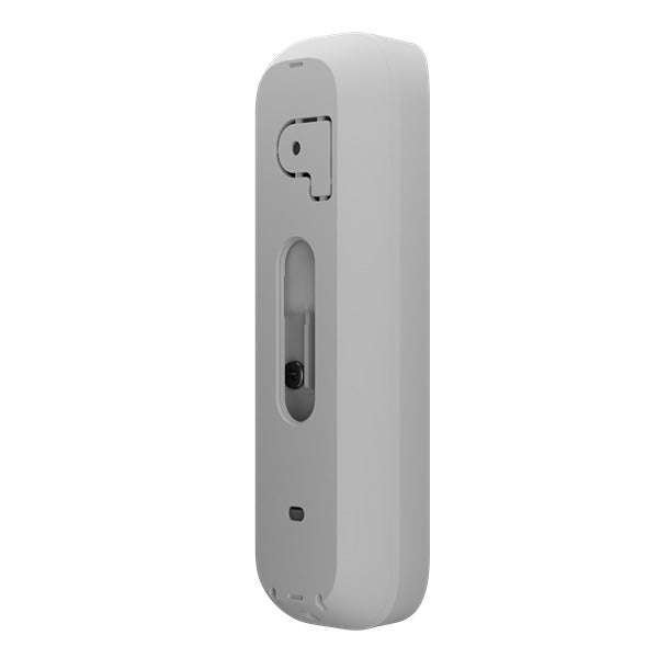 Ajax 4MP WHITE WiFi Video Doorbell With AI Object Recognition, 6m IR, 155° View Angle, 12-24VDC Or 16-24VAC, 2.4GHz WiFi Connectivity, IP54, 145H × 47W × 34D mm