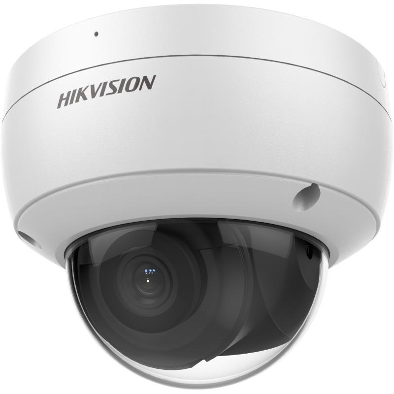 Hikvision 6MP IP Pro Series IR Vandal Dome Camera, DarkFighter, AcuSense, Perimeter, Face Capture, 2.8mm, 120dB WDR, 30m IR, POE / 12VDC, IP67, IK10, MicroSD (Wall Mount: DS-1272ZJ-120, Junction Box: DS-1280ZJ-DM46)