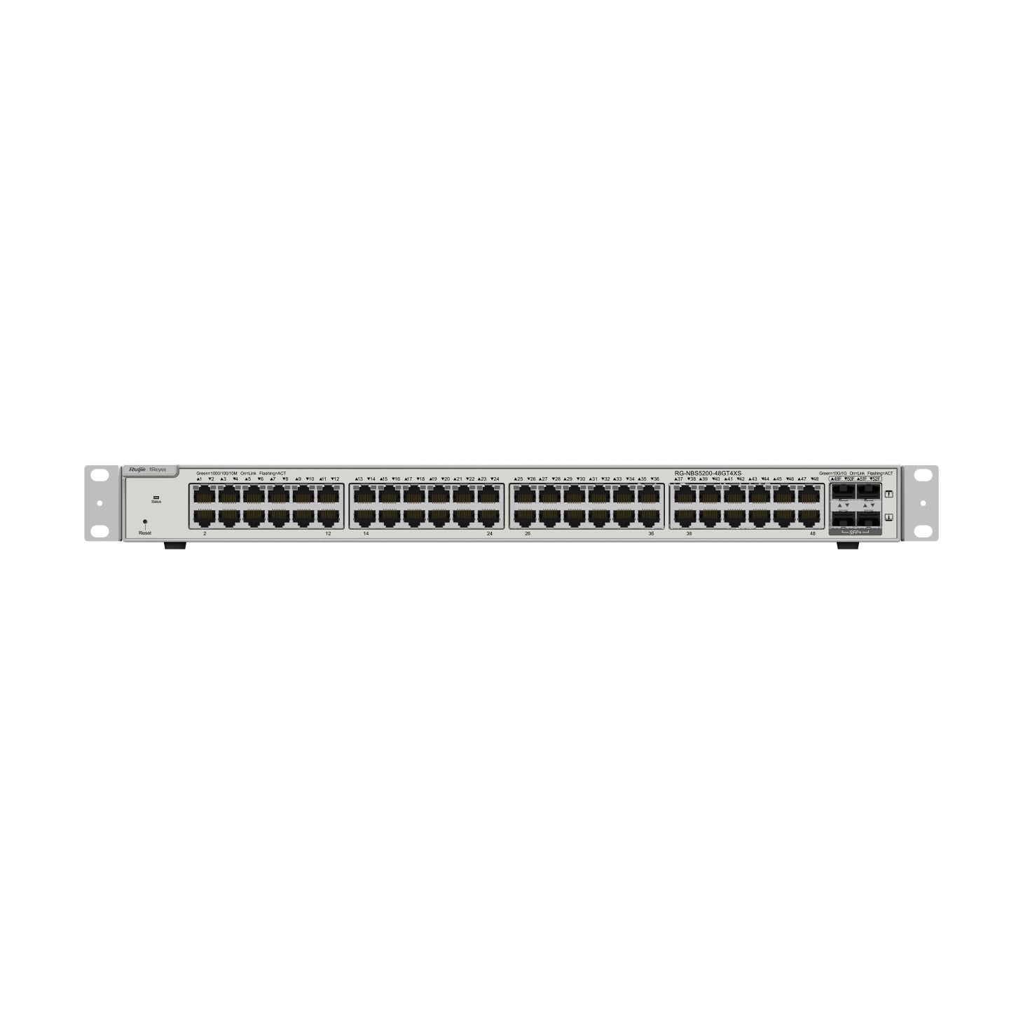 Ruijie* Reyee 52-Port Gigabit Layer 2+ Cloud Managed Switch, 4 x SFP+, Static Routing, Rack Mount