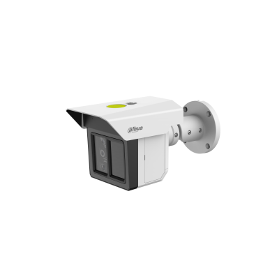 Dahua 3×2MP IP WizMind Series Triple-Sight Perimeter Protection Bullet Bullet Camera, SMD 4.0, Quick Pick, AI SSA, Perimeter, Starlight, 3.6mm 12mm & 25mm, Dynamic WDR, 100m IR, POE / 12VDC, IP67, IK10, MicroSD, Built-in Mic (Junction Box: PFA124)