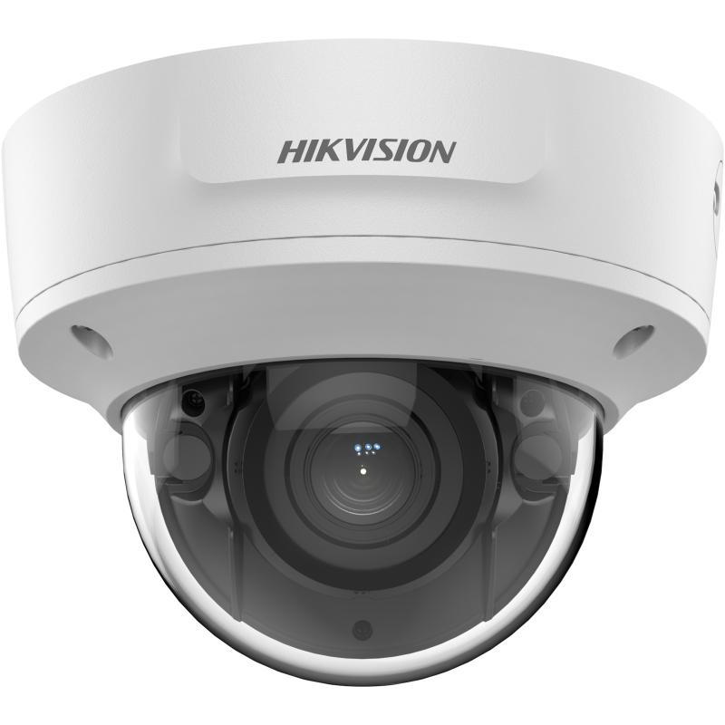 Hikvision 6MP IP Pro Series IR Motorised Vandal Dome Camera, DarkFighter, AcuSense, Perimeter, Face Capture, 2.8-12mm, 120dB WDR, 40m IR, POE / 12VDC, IP67, IK10, MicroSD (Junction Box: DS-1280ZJ-DM55, Wall Mount: DS-1473ZJ-155)