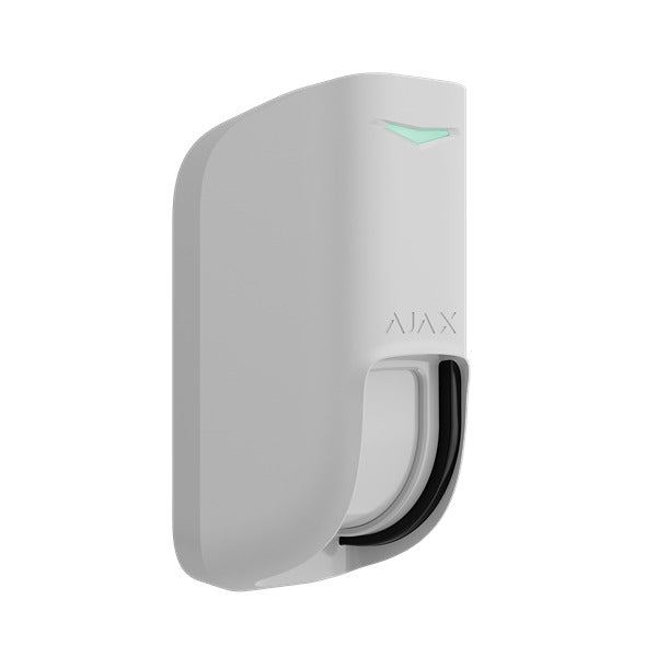 Ajax Curtain Outdoor WHITE - 2 Way Wireless Curtain PIR Motion Detector With Adjustable Beam Direction / Detection Range 4-12m