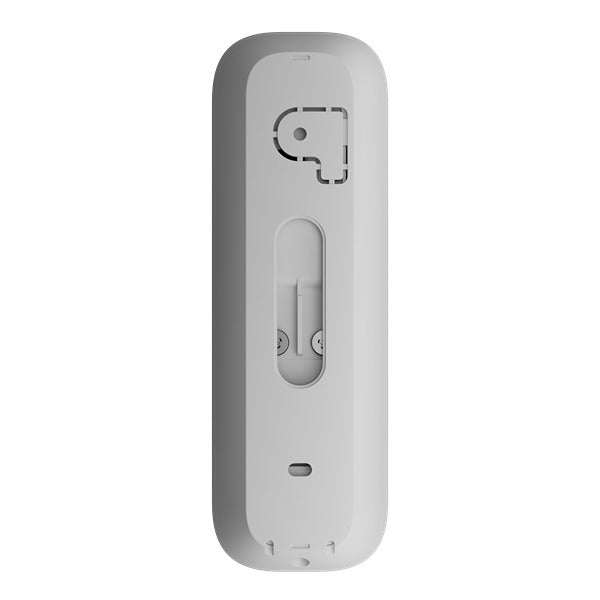 Ajax 4MP WHITE WiFi Video Doorbell With AI Object Recognition, 6m IR, 155° View Angle, 12-24VDC Or 16-24VAC, 2.4GHz WiFi Connectivity, IP54, 145H × 47W × 34D mm