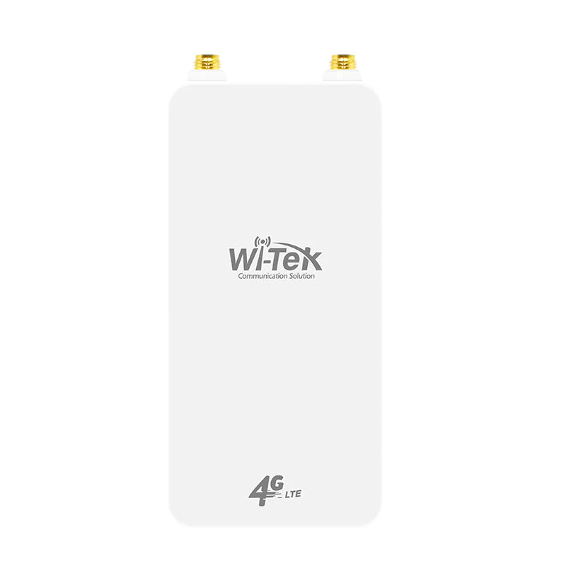 Wi-Tek 4G External Router, Up To 150Mbps LTE Cat4, 1 x 48VDC POE / 48VDC Input, 1 x POE Out, 300Mbps, IP65, Dual-Omni Antennas **REQUIRES SIM CARD** (No Longer Powered By 12V)