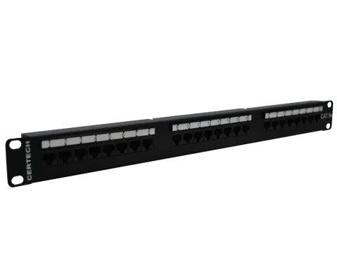 Certech 24 Port 19" CAT6 UTP Patch Panel, 110 Termination (Punch Down)