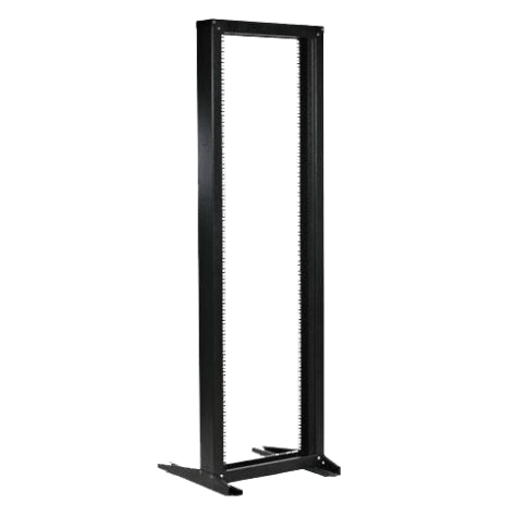 PSS* 2-Post 42RU 600 Deep Open Frame With 10x Cage Nuts