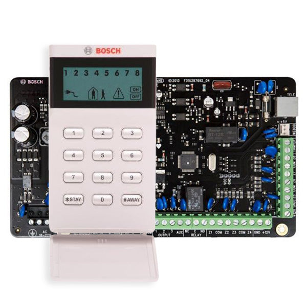 Bosch Solution 3000 Retrofit Kit With Control Panel (ICP-SOL3-P), 16 Zone Icon Keypad (IUI-SOL-ICON) **NO ENCLOSURE, PLUGPACK, BATTERY, SIRENS OR DETECTORS**