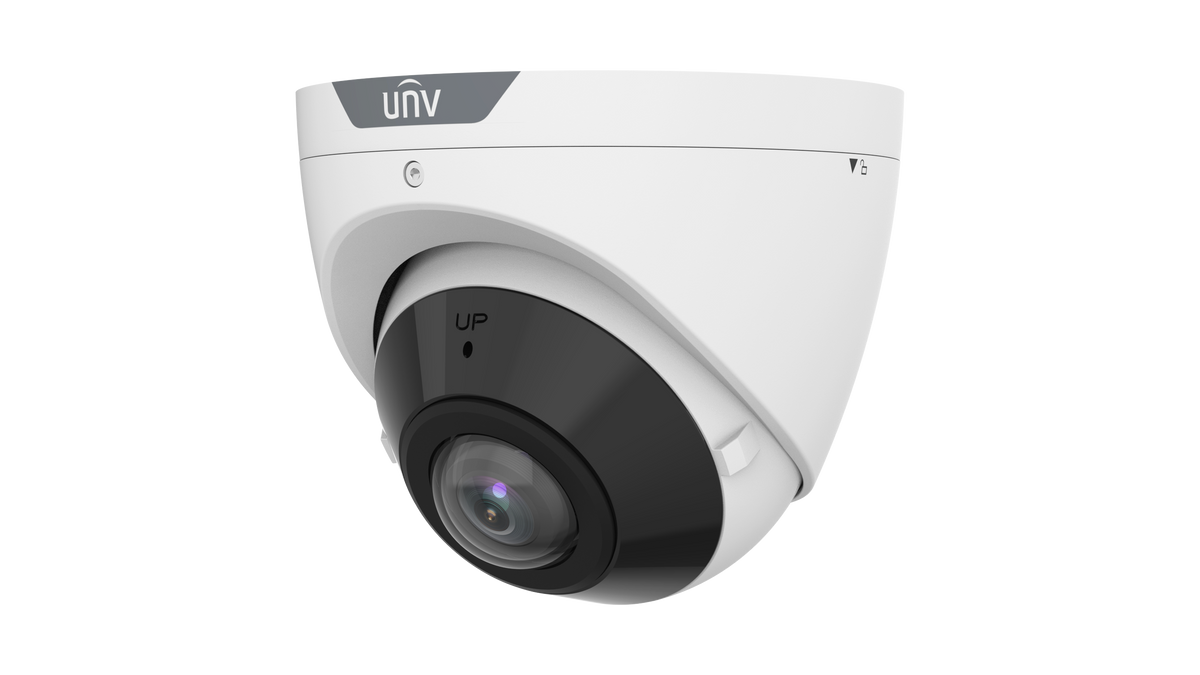 Uniview 8MP IP Prime Deep Learning AI Series 180 Degree Vandal Wide Angle Panoramic IR Turret, OmniView, Perimeter, LightHunter, 2.8mm, 120dB WDR, 20m IR, Built-in Mic, POE or 12VDC, IP67, IK10 (Wall Mount: TR-WM03-D-IN, Junction Box: TR-JB03-G-IN)