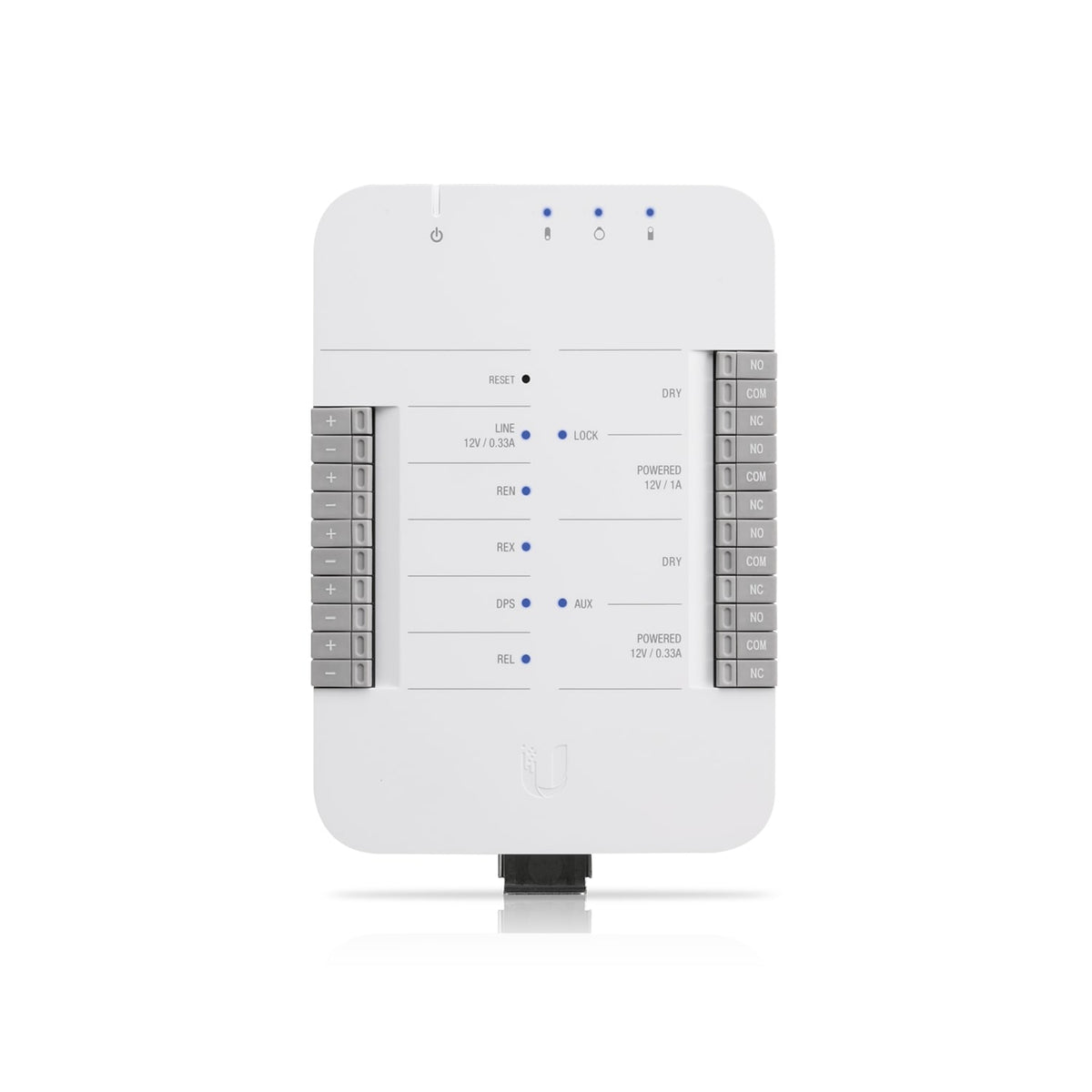Ubiquiti Access Hub, Single Door Entry Mechanism, PoE Power, Support UA-LITE& UA-PRO, Four Inputs & 12VDC Dry Relays for Most Door Lock