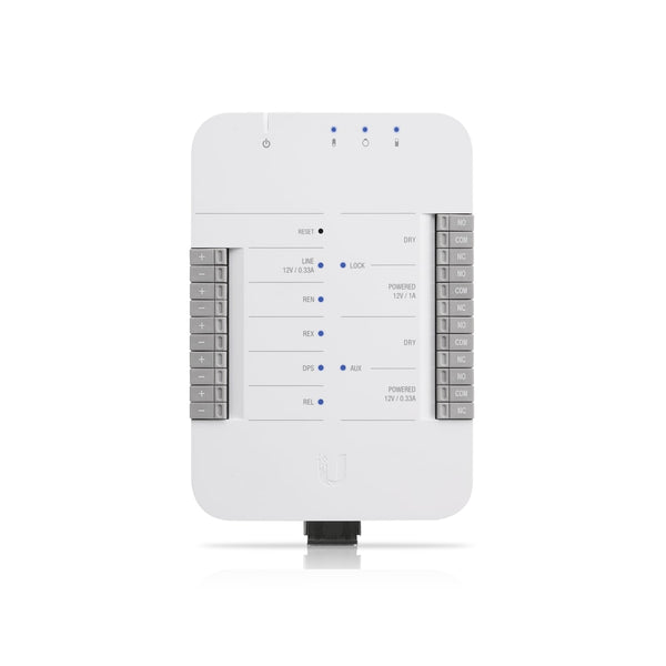 Ubiquiti Access Hub, Single Door Entry Mechanism, PoE Power, Support UA-LITE& UA-PRO, Four Inputs & 12VDC Dry Relays for Most Door Lock