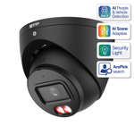 VIP Vision 6MP IP Professional AI Series IR Eyeball, Low Light, 2.8mm Lens, 120dB WDR, 50m IR, POE or 12VDC, IP67, MicroSD, Built-In Mic ***BLACK*** (Wall Mount: PFB2204W, Junction Box: PFA139)