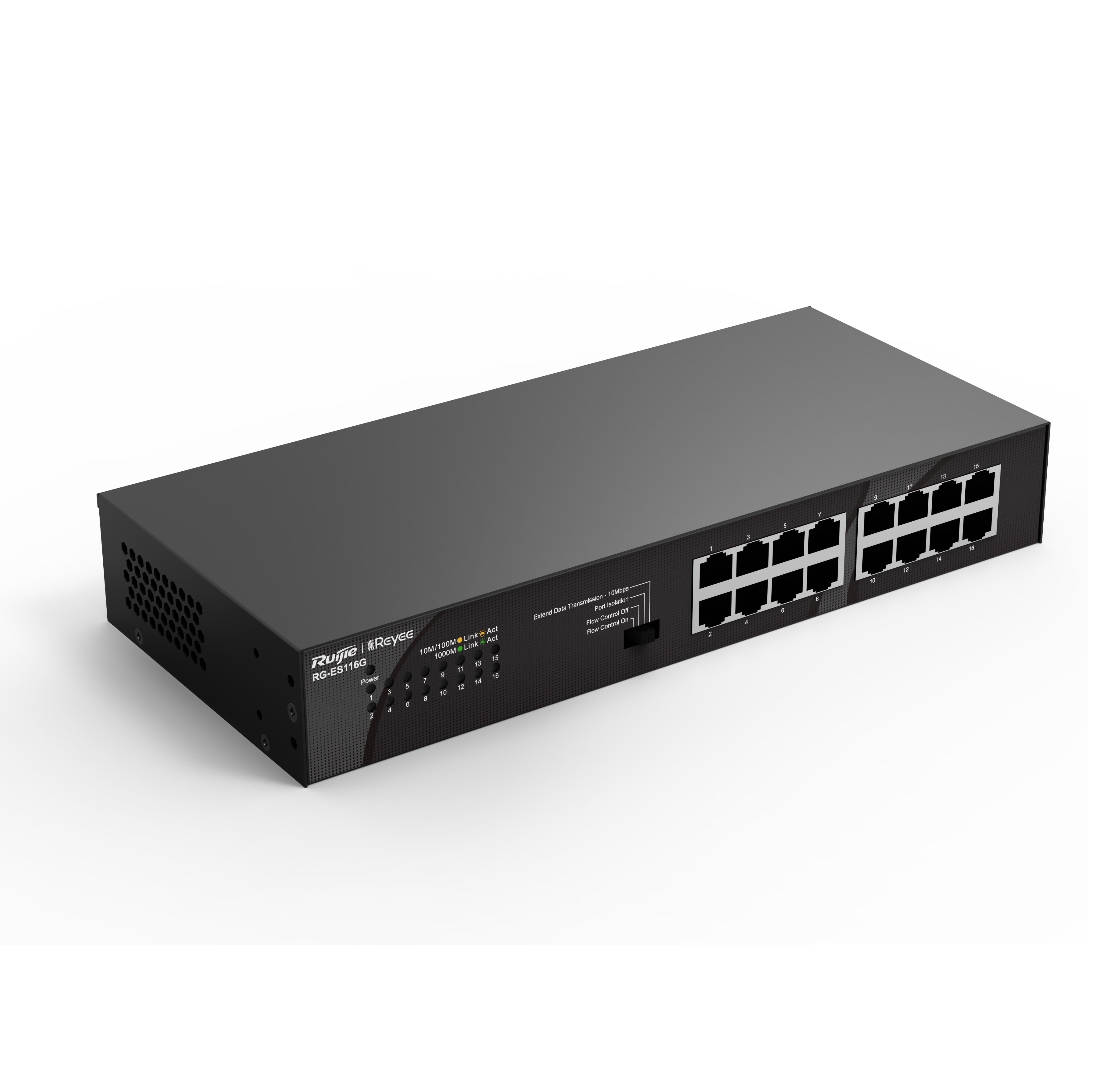 Ruijie Reyee 16-Port Gigabit Unmanaged Switch, Desktop / Wall Mount