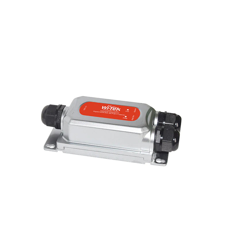 Wi-Tek Industrial POE Extender, 2 x POE Output, 1 x POE Input