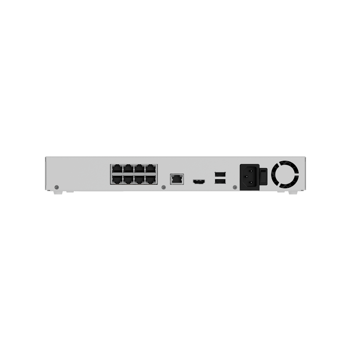 Ajax Superior 8 Channel NVR With Onboard AI, HDMI Output, 2x Hot Swappable HDD Bays, 8x POE (WHITE)