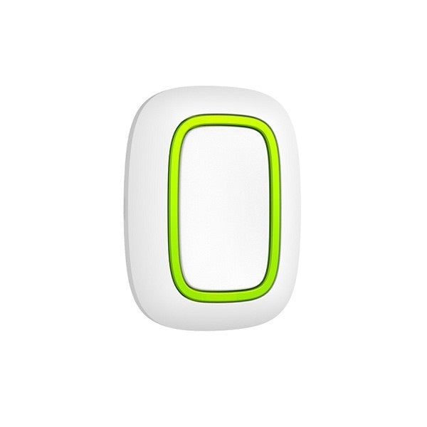 Ajax Button WHITE - Smart Wireless Programable Button For Panic / Automation Devices / Garage Door / Smart Scenarios