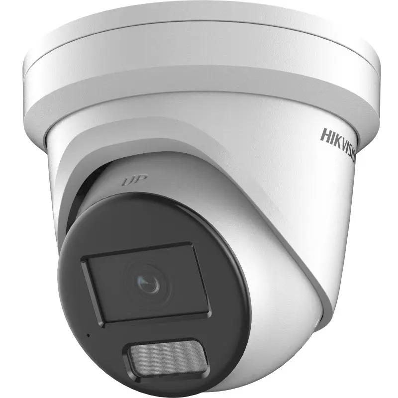 Hikvision 6MP IP Pro Series Turret Camera, ColorVu, Perimeter, Face Capture, 2.8mm, 130dB WDR, 30m White Light, POE / 12VDC, IP67, MicroSD, Built in Mic (Junction Box: DS-1280ZJ-PT6)