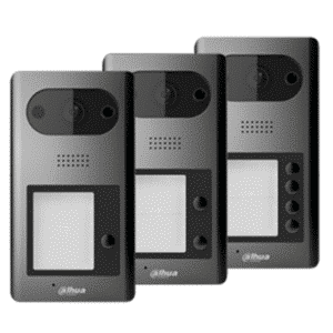 Dahua IP Villa 2-Button External Station, 2MP CMOS Camera, Aluminium Panel, IK08, IP65, POE Or 12VDC, Integrated MiFare Card Reader, Video & Audio Messaging, Remote Intercom With Mobile App, Surface Mount (**Does Not Support One Key Config**)