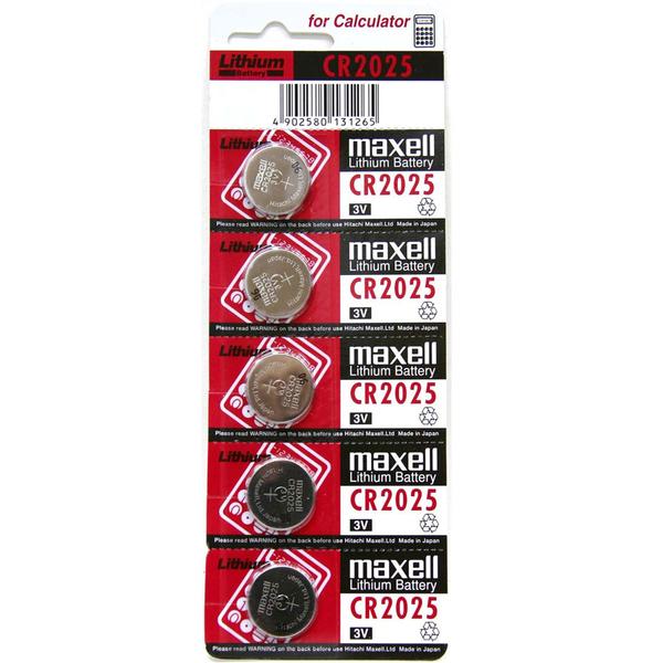 **CLEARANCE** Maxell* Lithium "CR2025" Battery