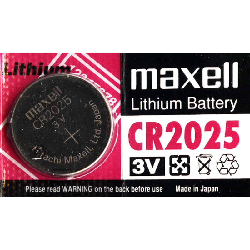 **CLEARANCE** Maxell* Lithium "CR2025" Battery