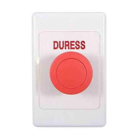 Smart Innovations Plastic REX, Red Mushroom, Engraved - DURESS Standard GPO Wall Plate