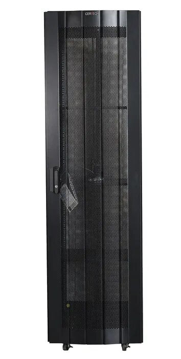 Certech 45RU 600 (W) x 800 (D) Benchmark Series Server Rack With 3 x Fixed Shelves, 4 x Fans, 1 x 6 Outlet Horizontal PDU, 25 x Cage Nuts, 4 x Castor Wheels & 4 x Levelling Feet