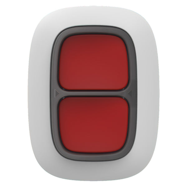 Ajax DoubleButton WHITE - 2 Way Wireless Double Push Panic Duress Button