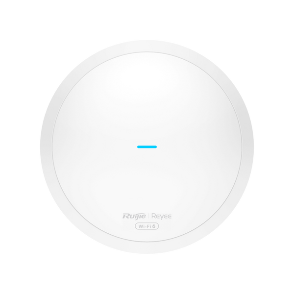 Ruijie Reyee Internal WiFi6 Gigabit Access Point AX1800, 574Mbps, Dual Band Up To 1774Mbps, POE / 12VDC (Up To 30M Range)