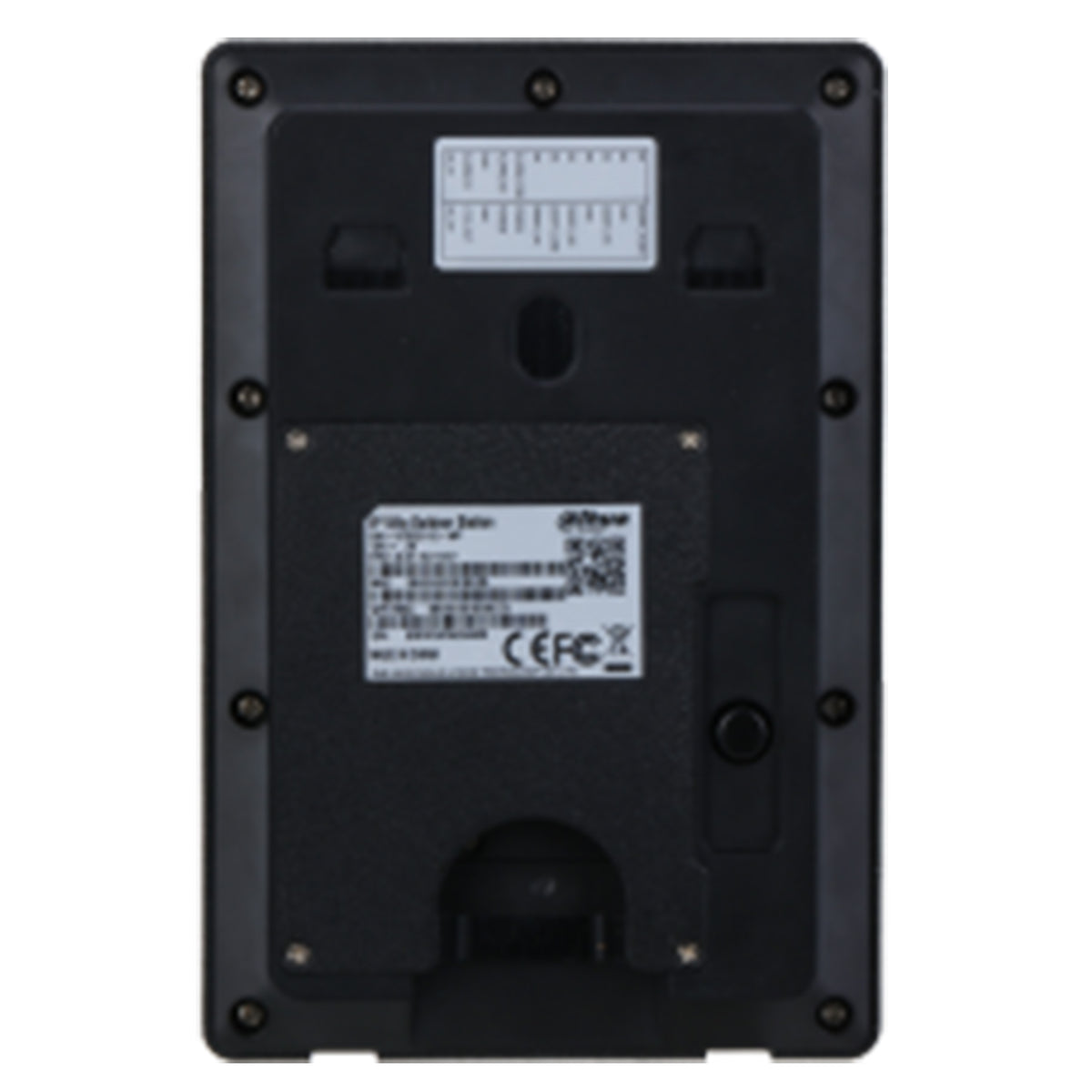 Dahua IP WiFi Villa 1-Button External Station, 2MP, **BLACK** With MiFare Reader, Mobile App, IP65, POE / 12VDC, Surface Mount (**Initial Hard-Wired Setup Required**)