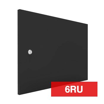 Certech Solid Metal Door For 6RU Cabinets