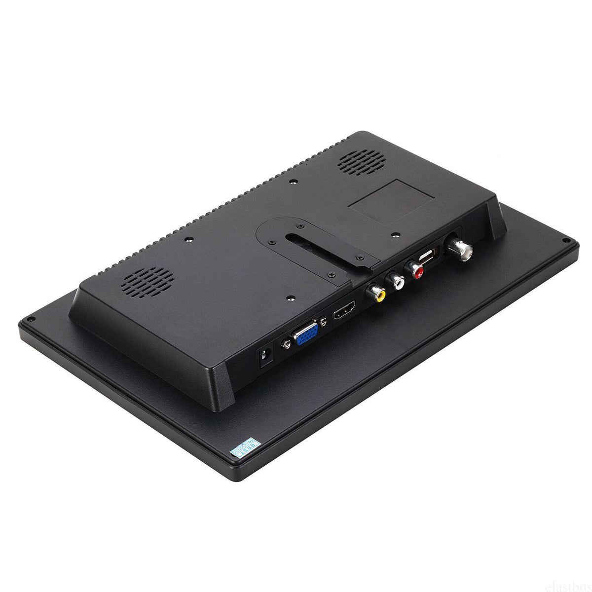 Zankap 10'' LED Monitor With HDMI, VGA, BNC Cable Included - HDMI, VGA, BNC, Remote Control, 12VDC (Cable Connectors From Bottom And Compatible With SECCAB Enclosure)