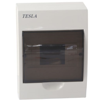 Zankap 6 DIN Enclosure With Transparent Cover, Blanking Plates & Labels