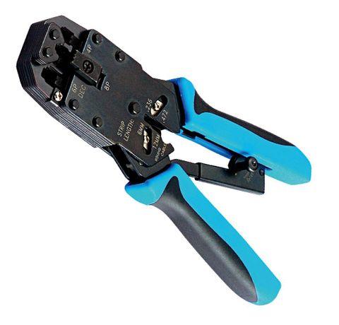 Hanlong* RJ45 / RJ12 / RJ11 / DEC Professional Crimping Tool with Ratchet