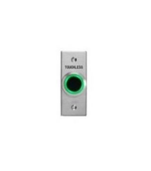 Secor Stainless REX, Illuminated Green No-Touch Sensor, Dual Colour LED, IP65, Architrave Plate, 24VDC, 0.5-20S Door Open Time, Adjustable Sensing Range 4-12CM