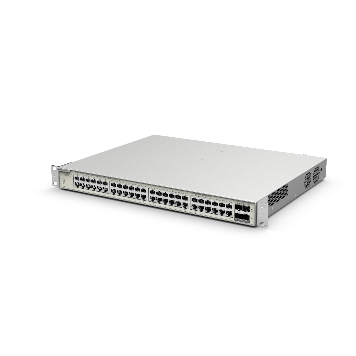 Ruijie Reyee 52-Port Gigabit Cloud Managed POE Switch, 48 x Gigabit POE+, 4 x SFP+, 370W, Rack Mount