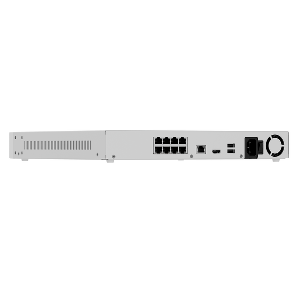 Ajax Superior 8 Channel NVR With Onboard AI, HDMI Output, 2x Hot Swappable HDD Bays, 8x POE (WHITE)
