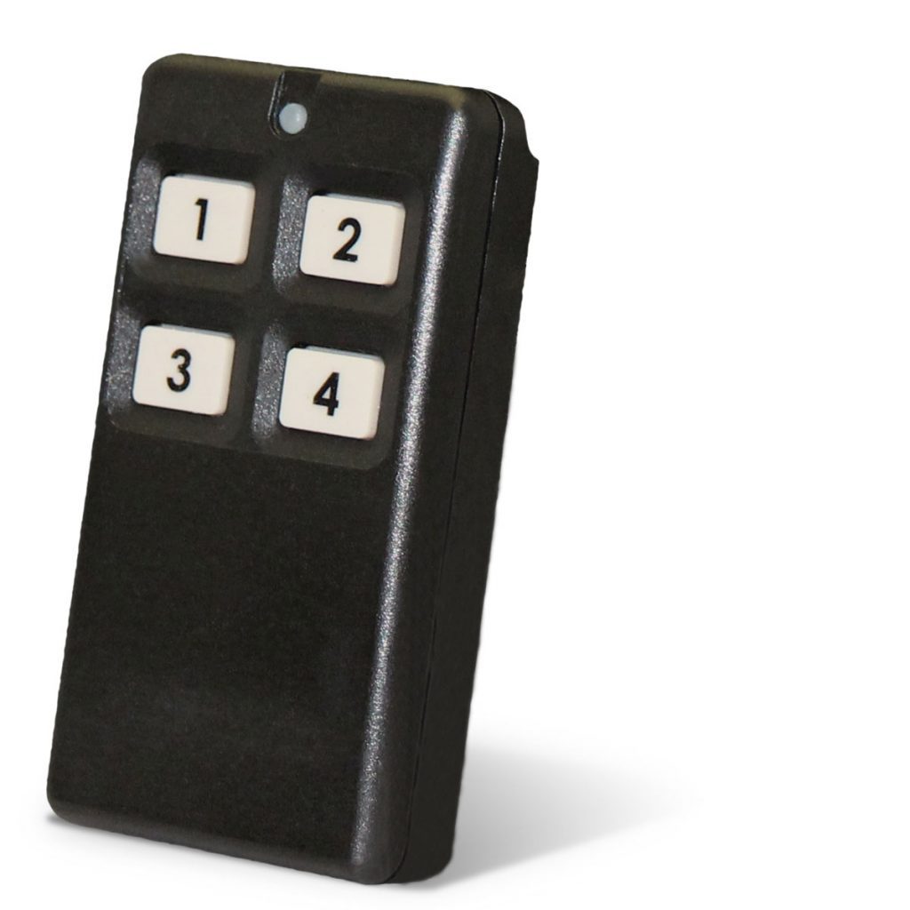 Inovonics Wireless 4 Button Transmitter (Requires 4 x Points On A Serial -OR- Multipoint RX To Operate All 4 Buttons)