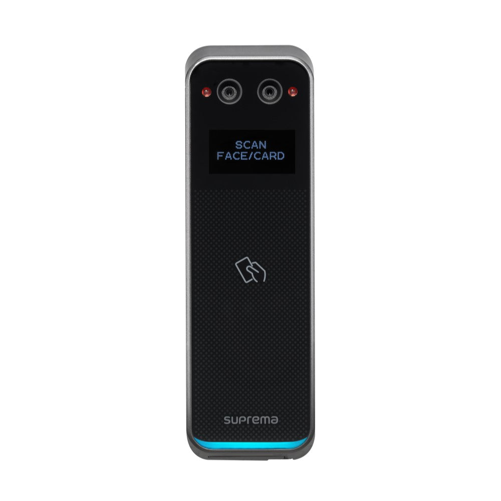 Suprema BioStar Air BioEntry W3 Outdoor Facial Recognition Reader, 100K Users, 50,000 Face Templates Prox, PoE & NFC, MI Fare, SEOS, Iclass