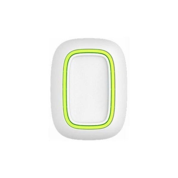Ajax Button WHITE - Smart Wireless Programable Button For Panic / Automation Devices / Garage Door / Smart Scenarios