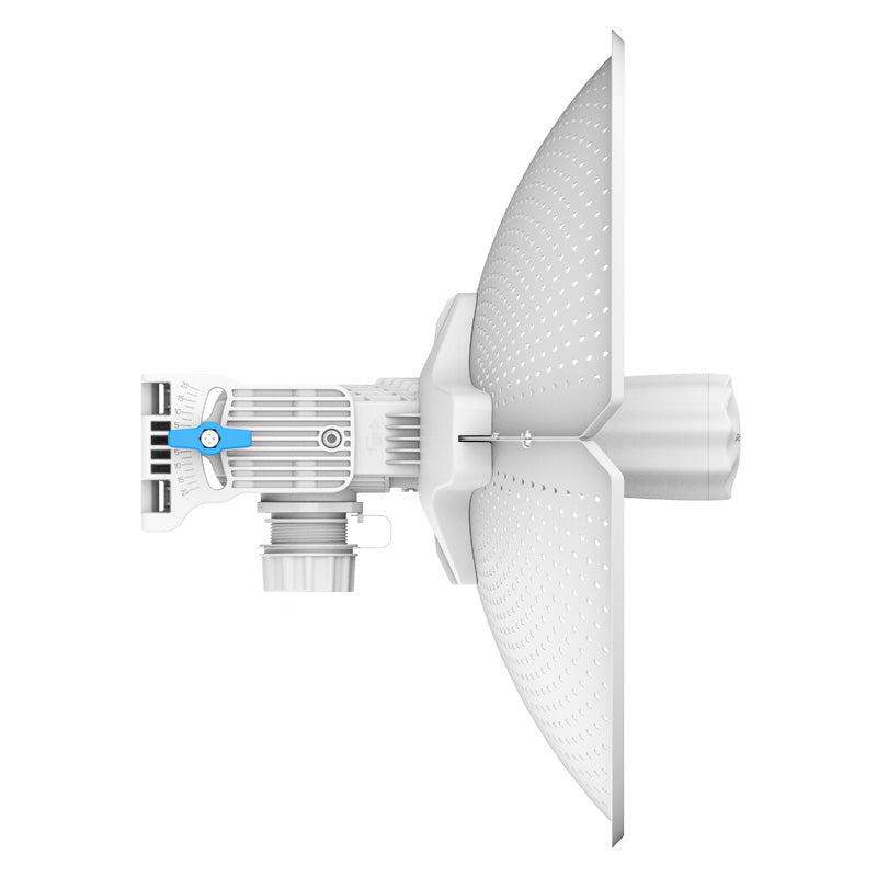 Ruijie Reyee External AirMetro Wireless Bridge CPE With 1 x 10/100Mbps Port, 5GHz, PtP, Up To 230Mbps, POE, IP65, Includes Pole Mount 1 x 24VDC POE Injector, Up To 15KM Range (Can Be Used As TX or RX)