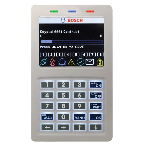 Bosch Solution 6000 Graphic Colour Keypad With Integrated Smart Card R ...