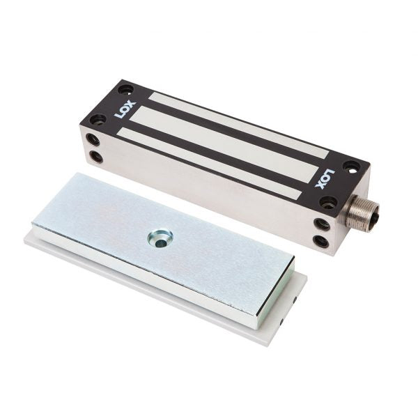 LOX Standard Mag Lock 12/24VDC Single Weather Resistant Monitored Holding Force 630Kg (L&Z: AMZB1-LP)