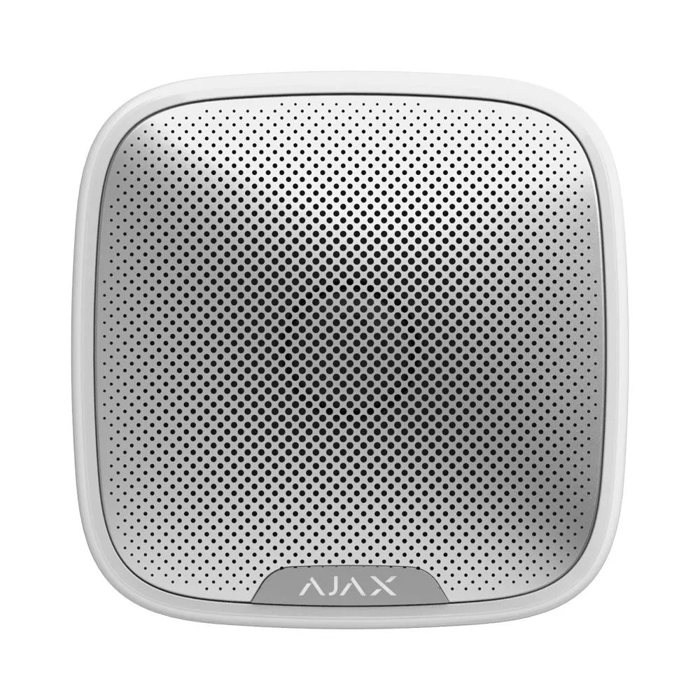 Ajax StreetSiren SILVER / WHITE - 2 Way Wireless Outdoor Siren With LED Indicator