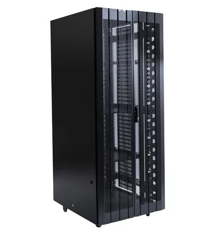 Certech 45RU 800 (W) x 800 (D) Benchmark Series Server Rack With 3 x Fixed Shelves, 4 x Fans, 1 x 6 Outlet Horizontal PDU, 25 x Cage Nuts, 4 x Castor Wheels & 4 x Levelling Feet