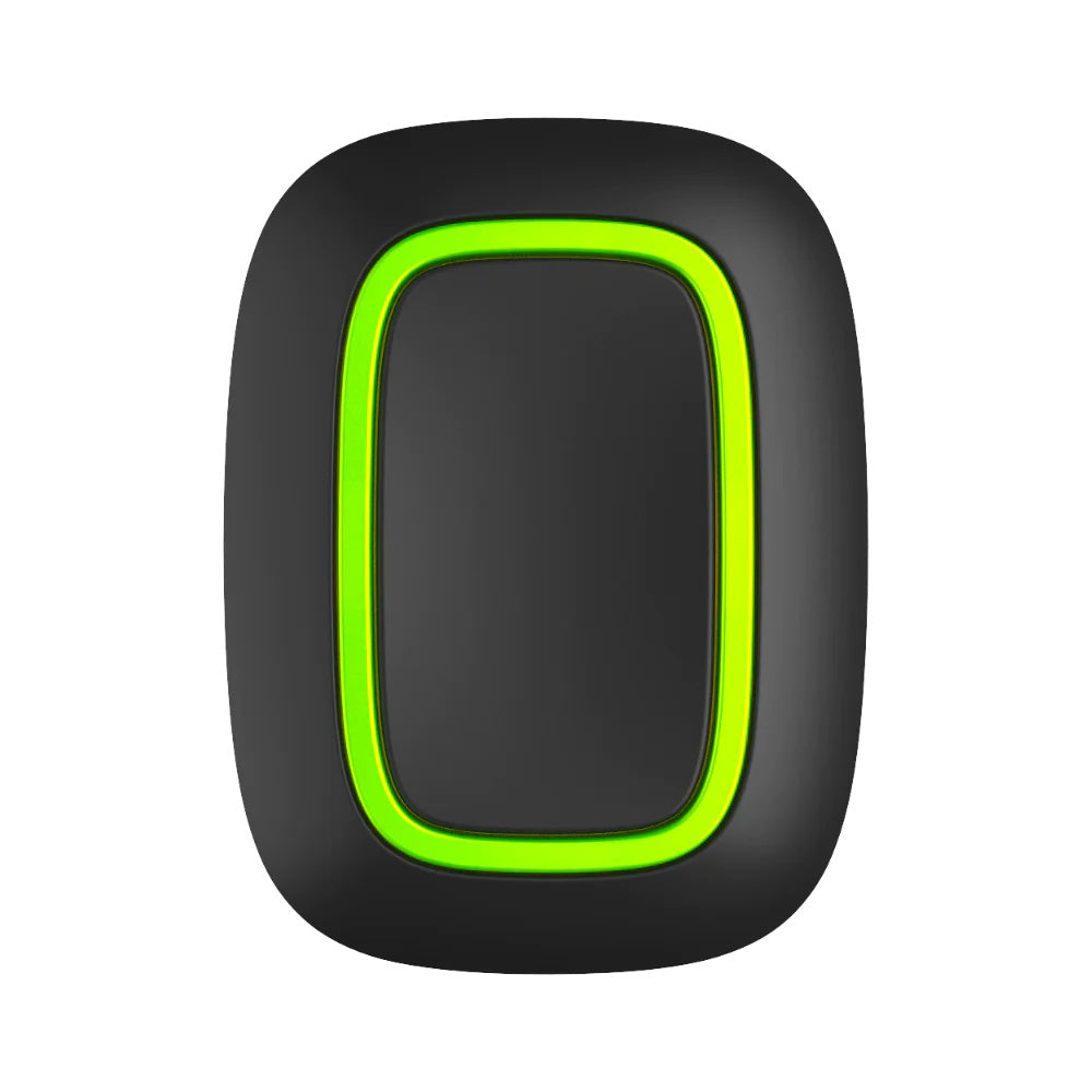 Ajax Button BLACK - Smart Wireless Programable Button For Panic / Automation Devices / Garage Door / Smart Scenarios